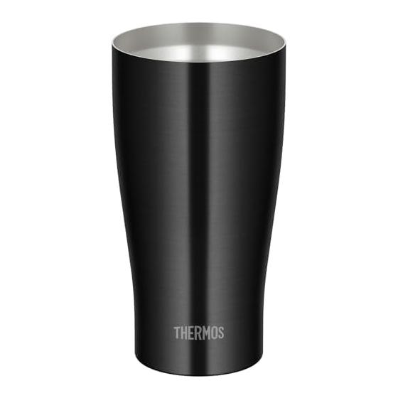 Thermos Vacuum Insulated Tumbler 600ml Black Dishwasher Safe Thermos Structure Heat/Cold JDY-600C BK