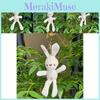 Adorable Miniature Corn Rabbit Plush Toy Keychain Doll Soft Stuffed Animal