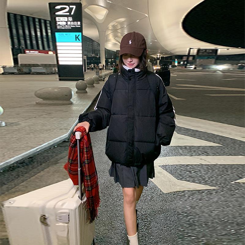 Women's cotton-padded clothes winter new short down cotton-padded clothes casual cotton-padded jackets versatile bread clothes stand-up collar jackets