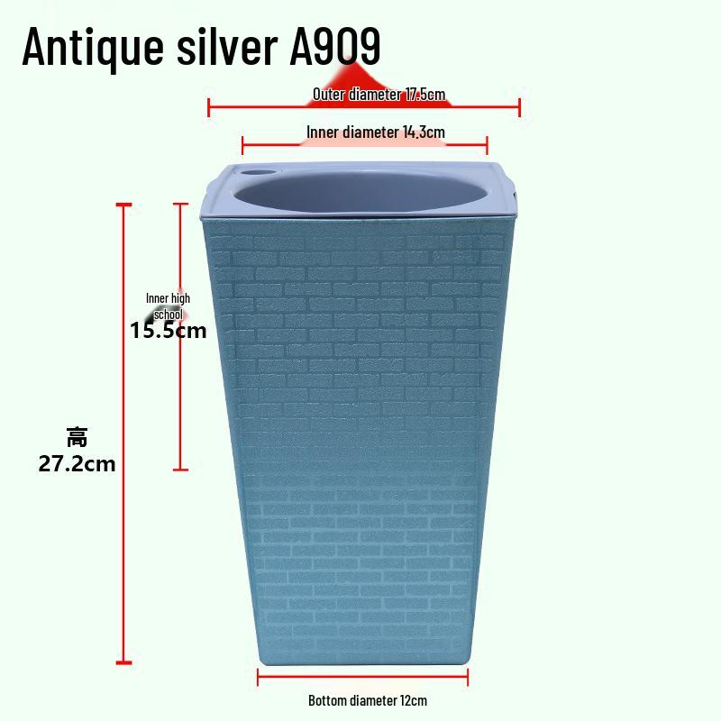 Olinze Self-Watering Elevated Flower Pot - Stylish Resin for Home