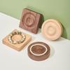 Vassoio Espositore in Legno Massiccio per Braccialetti e Bangles per Fotografia di Gioielli