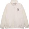 New Era MLB Los Angeles Dodgers Craft Reconstruction Series Letter Zip Collar Long Sleeve Jacket Unisex Jacket Ivory 14450467