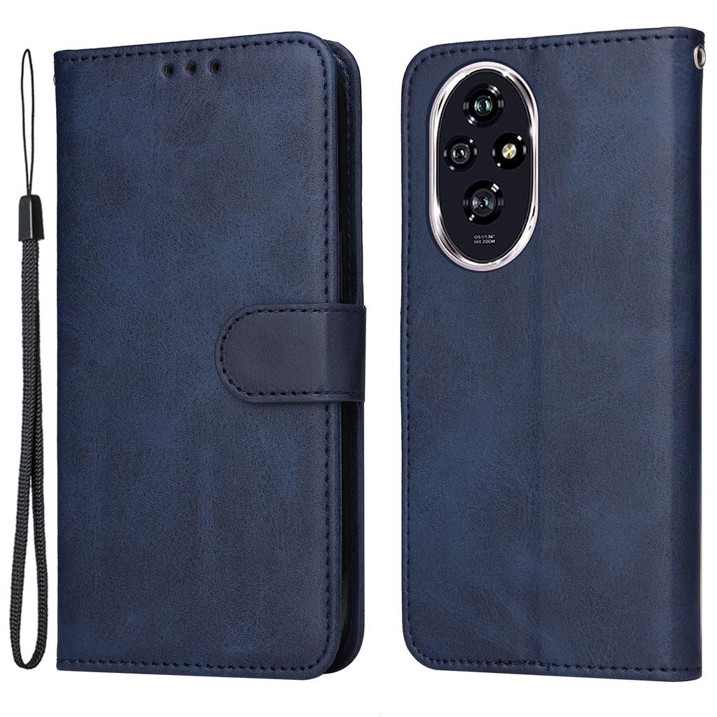 Für Honor 200 5G Hülle PU Leder Ständer Handyhülle mit 3 Kartenfächern