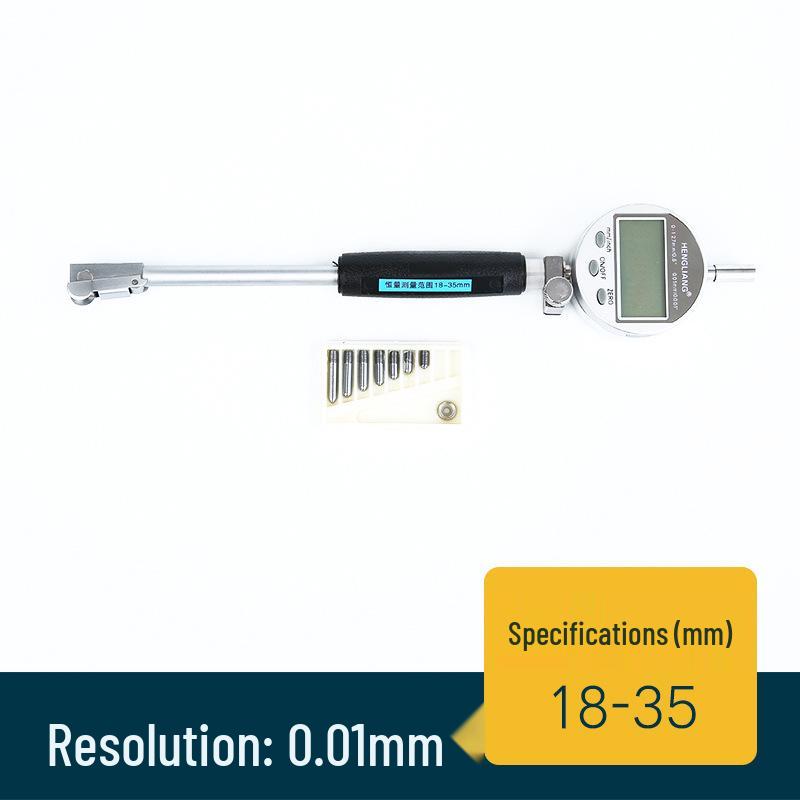 Digital Inner Diameter Micrometer: 18-160mm Cylinder Gauge Dial Indicator