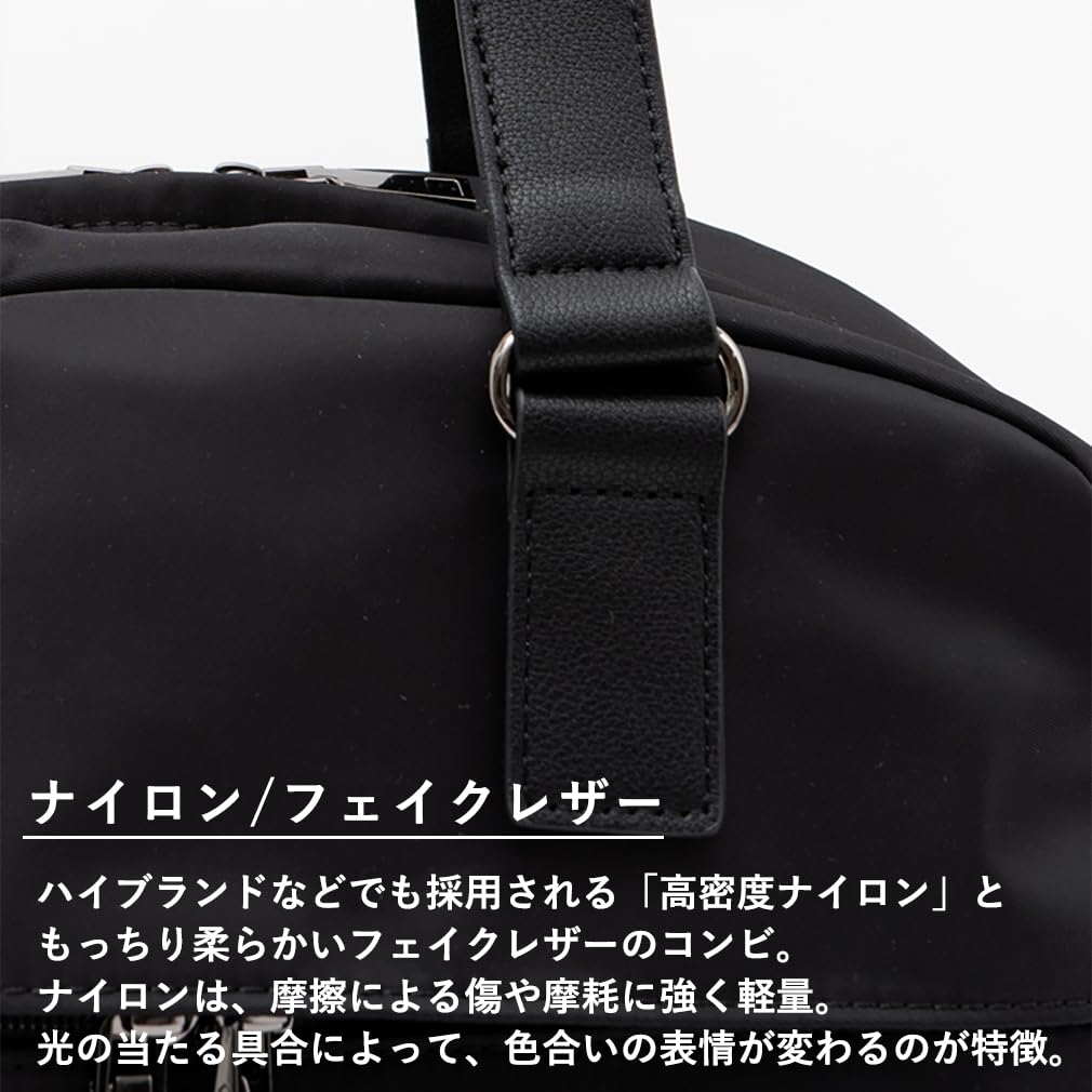 Gratante Travel Large Boston Double Night Shoulder Single Mixed [Gratante] 14-Pocket Bag, Capacity, Women's Bag, Lightweight, Spacious,