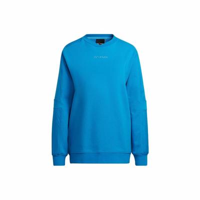 adidas X Ivy Park Collaboration Crewneck Long-Sleeve Sweatshirt Unisex Blue