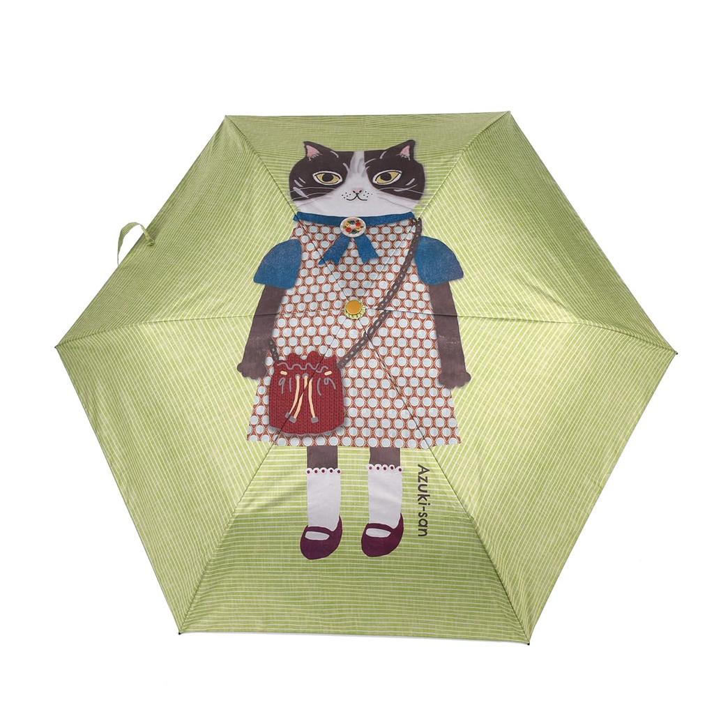folding UV-cut, all-weather umbrella, Azuki-san