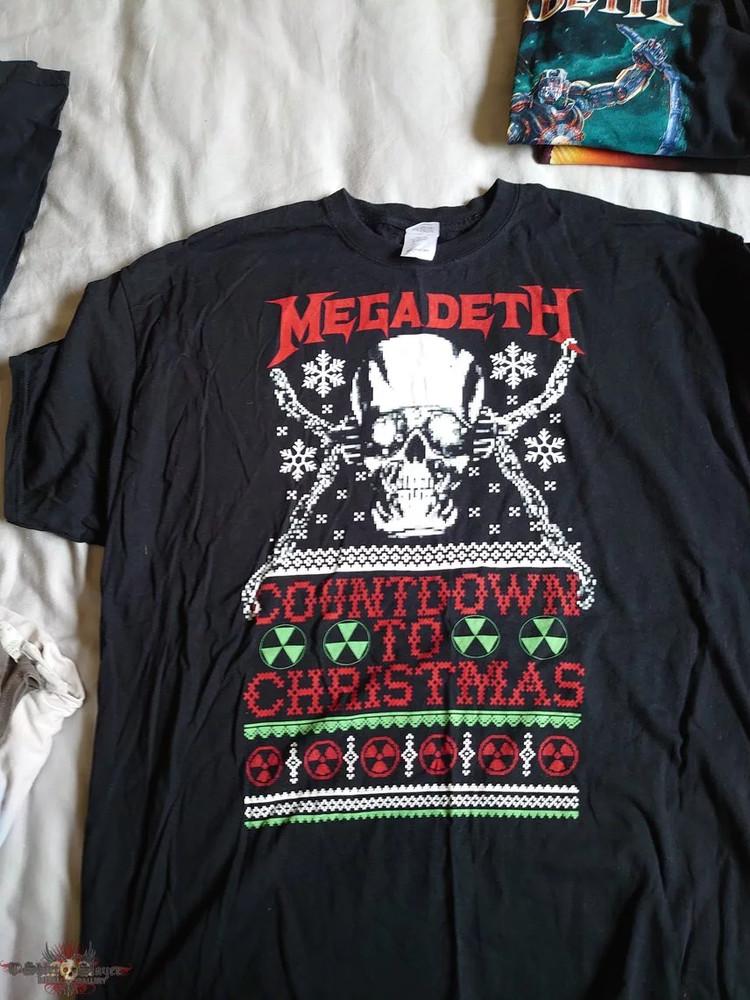 Megadeth Countdown To Christmas Shirt Unisex Concert All Sizes AR681 Unisex T-Shirt S