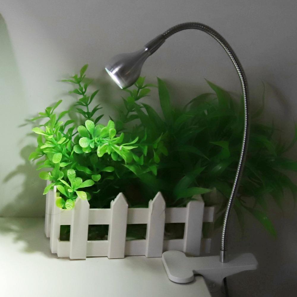 Adjustable Gooseneck Mini Desk Night Lamp USB Powered LED Clip On Light  Model Making