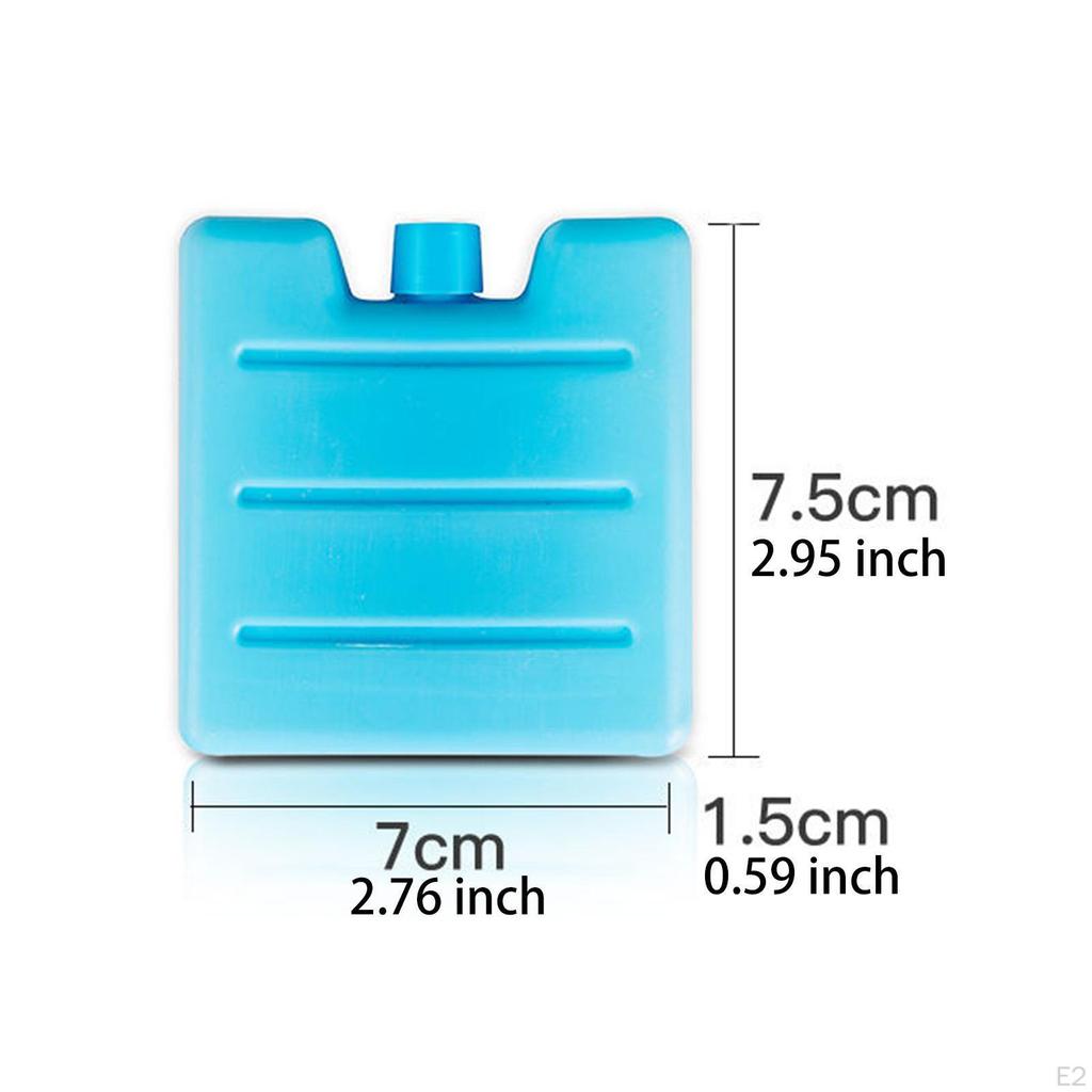 4 Heavy Duty Ice Blocks for , Portable And Reusable, Ideal BBQs, Fishing, Picnics, Hiking