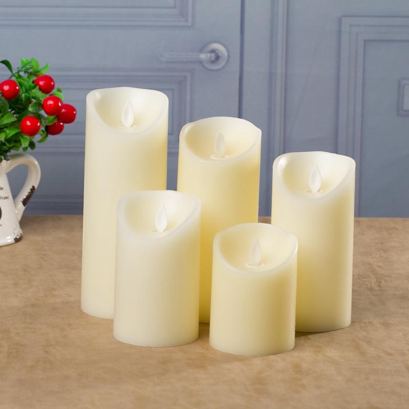 Rechargeable LED Electronic Candle with Remote Control - Perfect for Simulated Paraffin Flame Atmosphere, Weddings, and Birthdays.