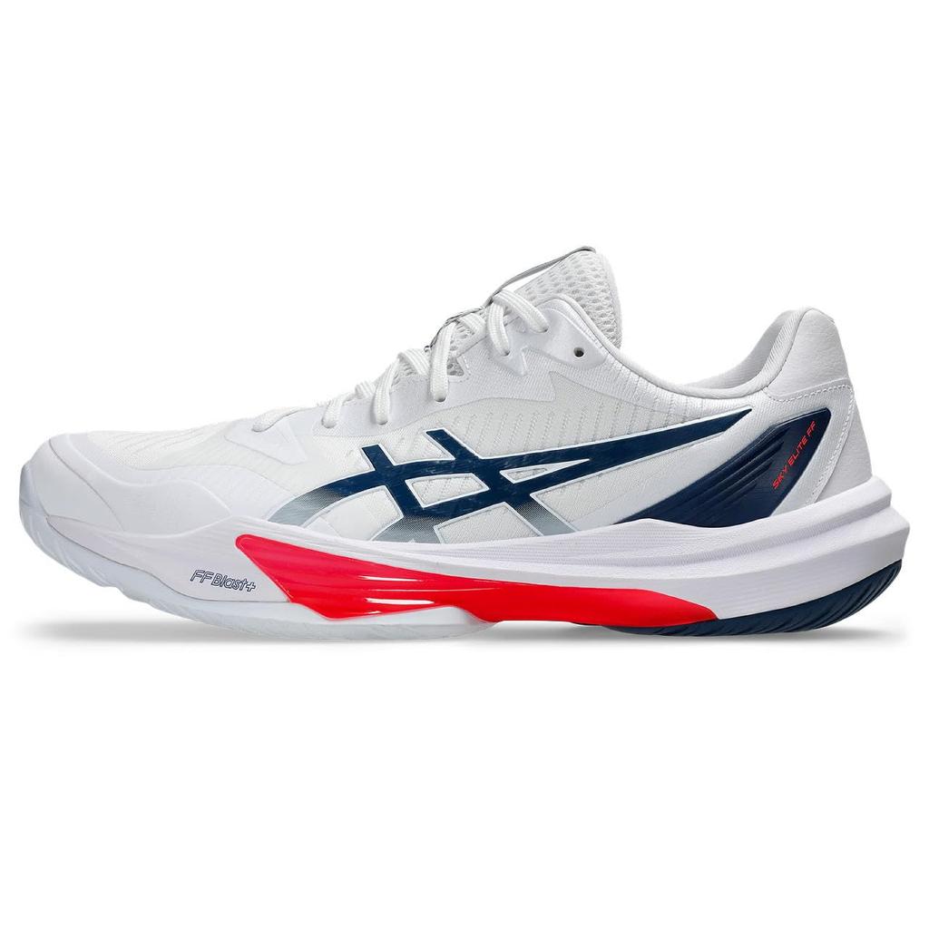 ASICS SKY ELITE FF 3 Volleyball Shoes Size 104 2E (1051A080), Men's, (White/Mako Blue), 31.0 cm,