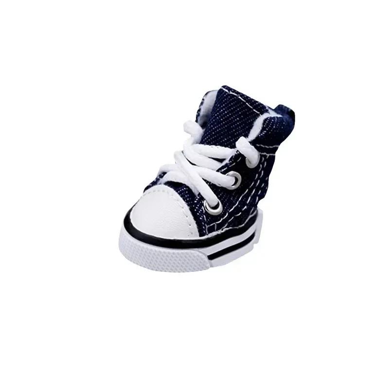 New Pet Shoes Non-slip Wear Thickened Denim Canvas Summer Shoes Teddy Dogs and Cats Universal Outdoor Breathable