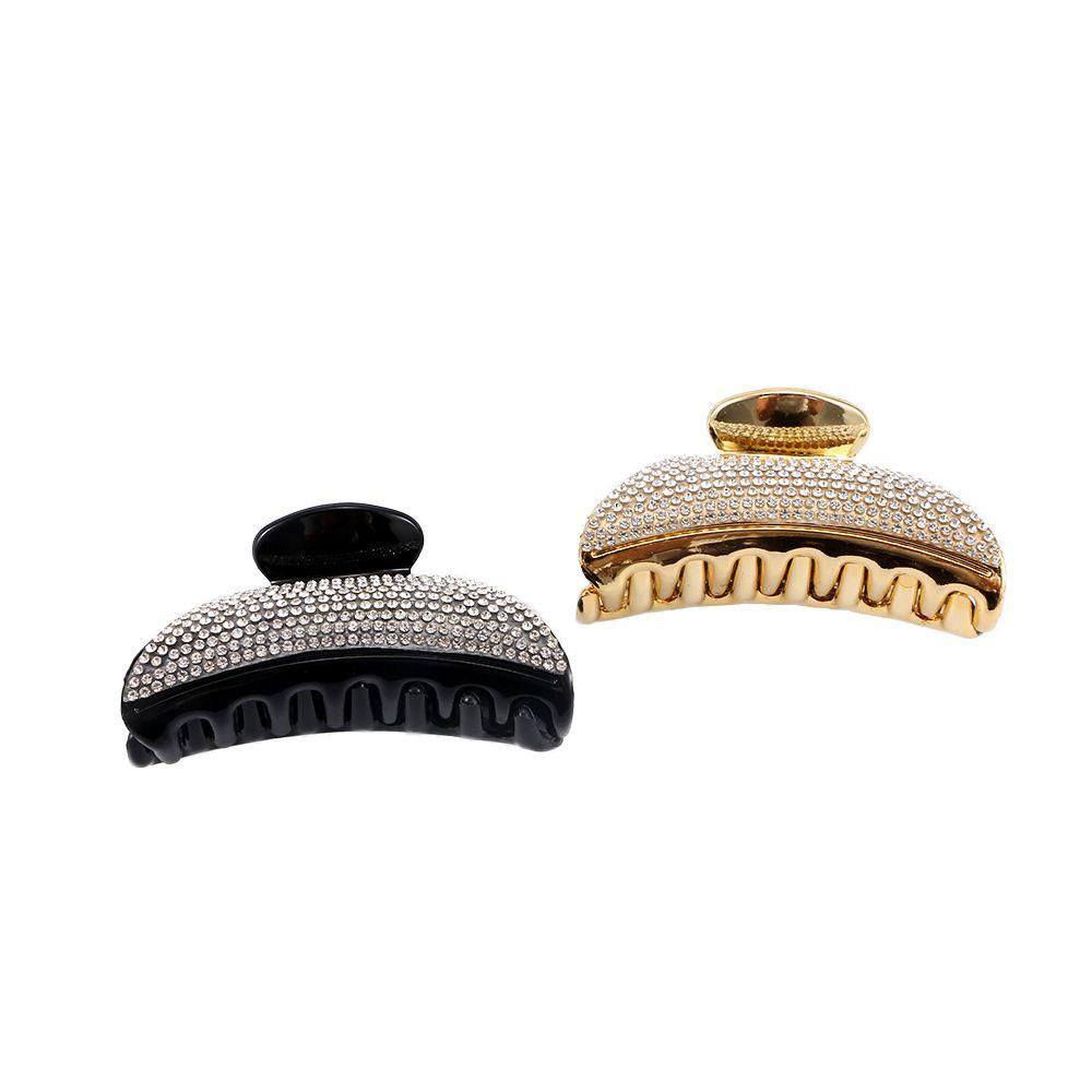 Fashion Women Hairpin Hair Clips Headwear Large Full Crystals Rhinestones Hair Claw Hair Clamp