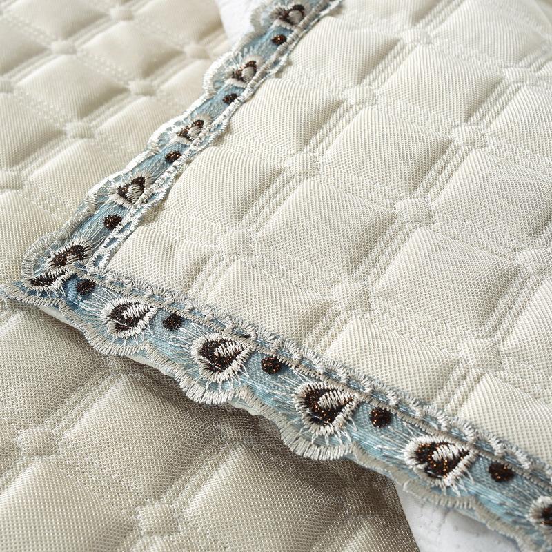 Cotton Swallowtail Style Sofa Cover European Thickened Lace Sofa Bed Cover Sofa Lattice Pillow Non-slip Sofa Towel Combination Living Room Home Decor