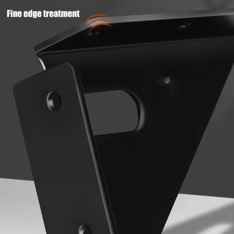 Set of 10 Sturdy Stainless Steel Corner Brackets Accessory for Support In Home And Outdoor Furniture Assemblies