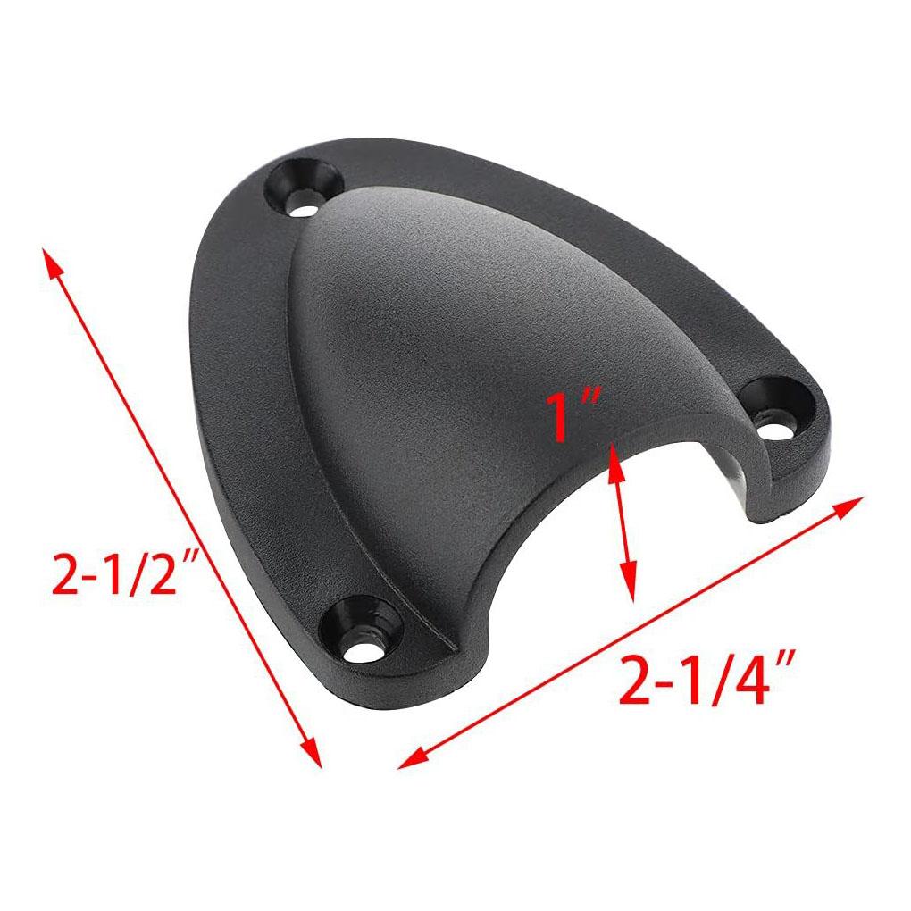 Pack of 4 Boat Clam Shell Nylon Ventilation Cable Cover Vent Spare