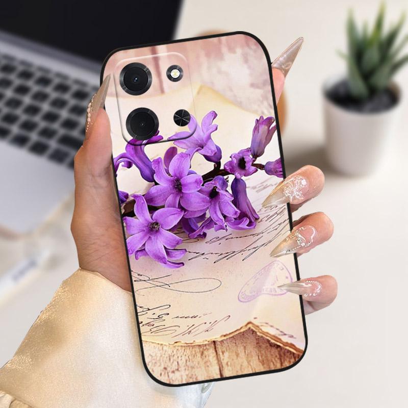 For Xiaomi Poco C85 5G Phone Case Luxury Lion Wolf Flower Printed Casing Soft Silicone TPU Back Cover For POCO C85 POCOC85 173mm