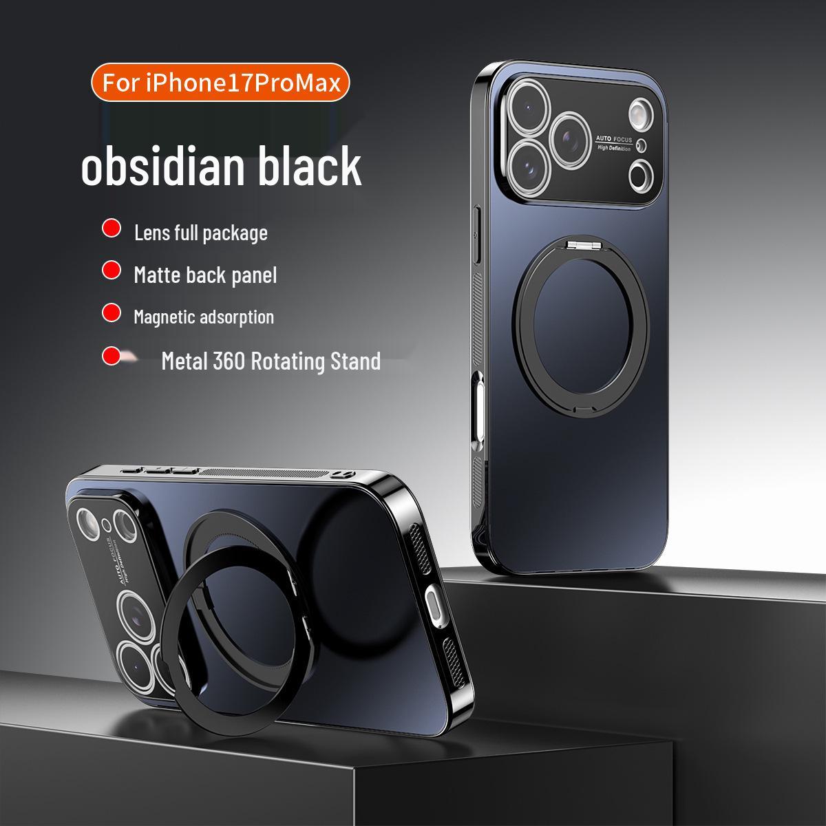 

iPhone 17 Pro Max Magnetic Protective Case with Bracket Hinge - Drop-Proof Cover for Apple 16/15/14/13 iPhone 17