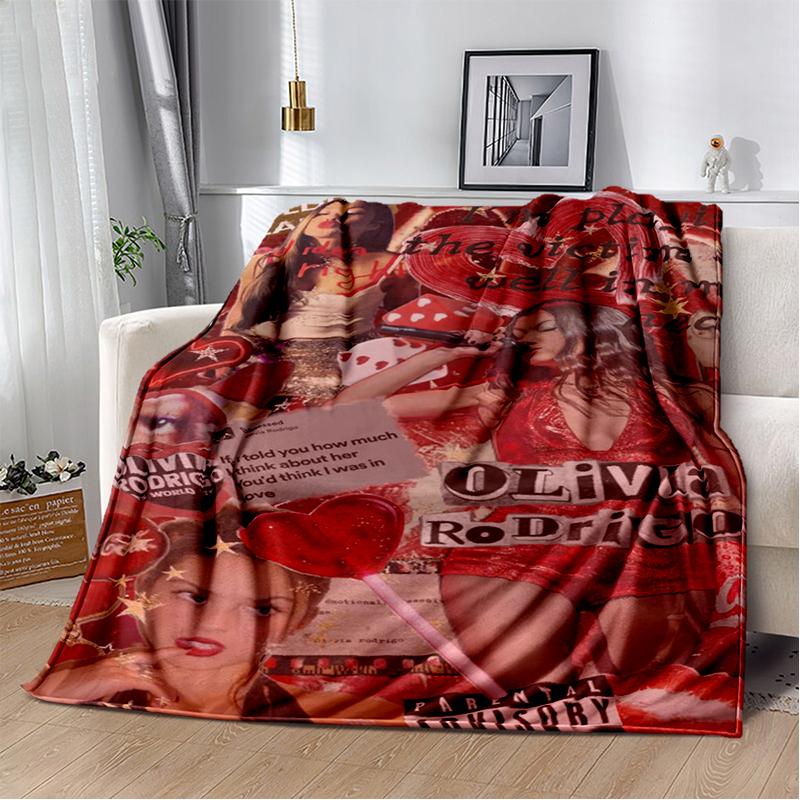OR Olivia Rodrigo SOUR GUTS 3D Singer Soft Flannel Blanket for Beds Bedroom Sofa,Throw Blanket for Cover Gift Office Picnic
