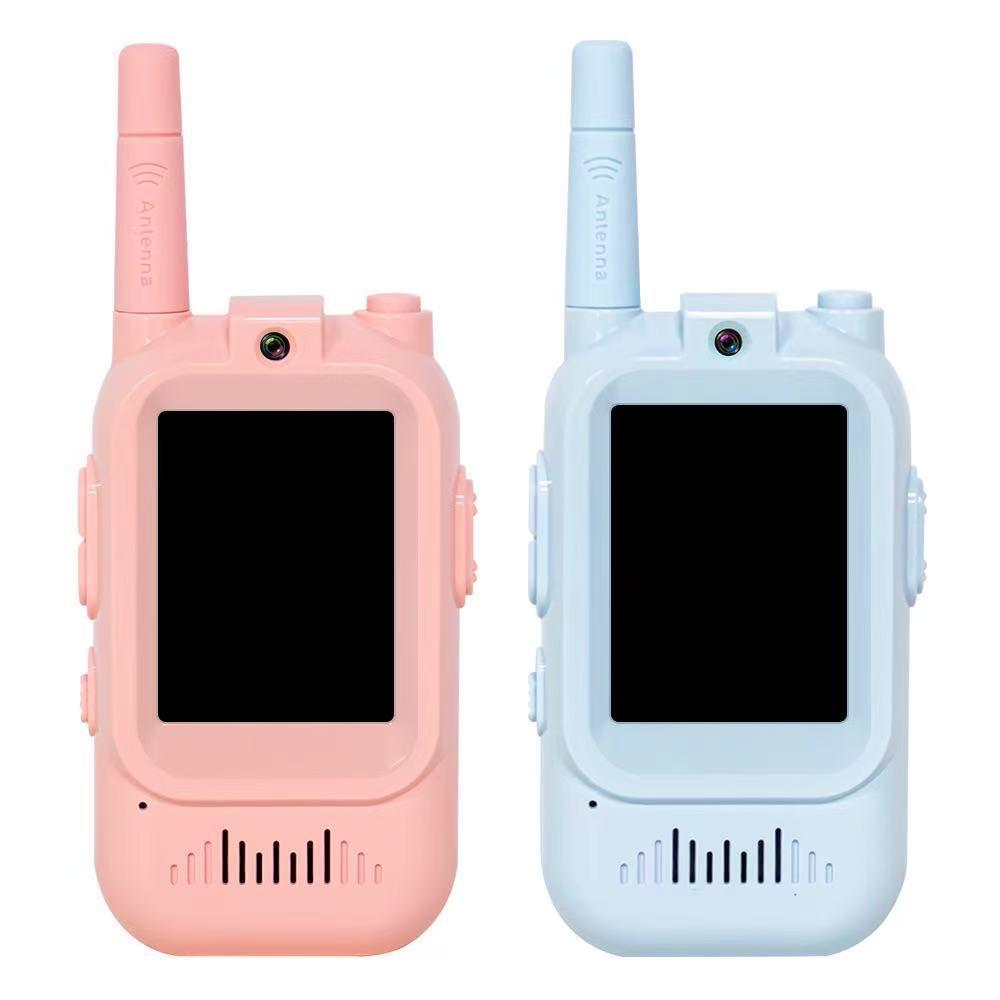 Rechargeable Children s Walkie-Talkie for Boys & Girls - Wireless, Video-Capable, Ideal Kids Gift розовый/синий