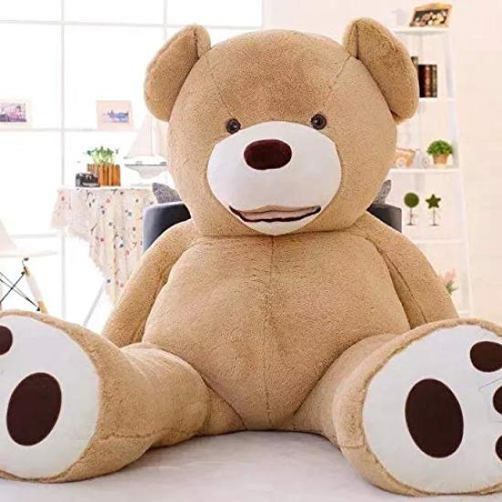 IKASA Extra Large Plush Bear Teddy Bear, Cute Bear, Animal, Large Stuffed Bear, Bear Wrap, Bear Body Pillow, Celebration, Fluffy Doll, Girl, Boy,