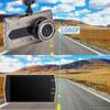 4.0 İnç 1080P Sürüş Kaydedici Full HD Gece Görüş Hareket Dedektörü Video Kamera Su Geçirmez Kamera Park Modu Çarpışma Algılama Özellikli Araba DVR'ı
