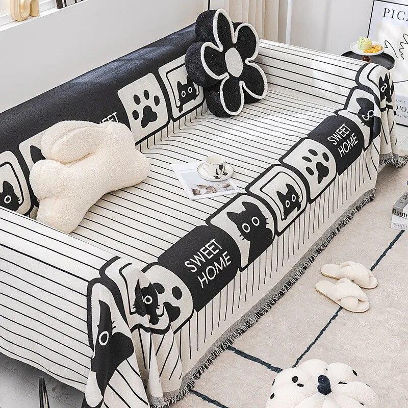 

Шонил канепе кылифы без евренсел оттурма одасы канепе хавлу тюм амаслы саделик кеди чифт тарафли тоз гечирмез канепе баттание декор 180x130cm1pcs