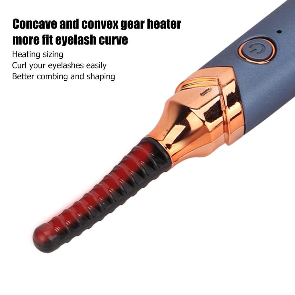 Rechargeable Heated Eyelash Curler Eyelash Styler Quick Heating Lash Curler  Makeup Tool