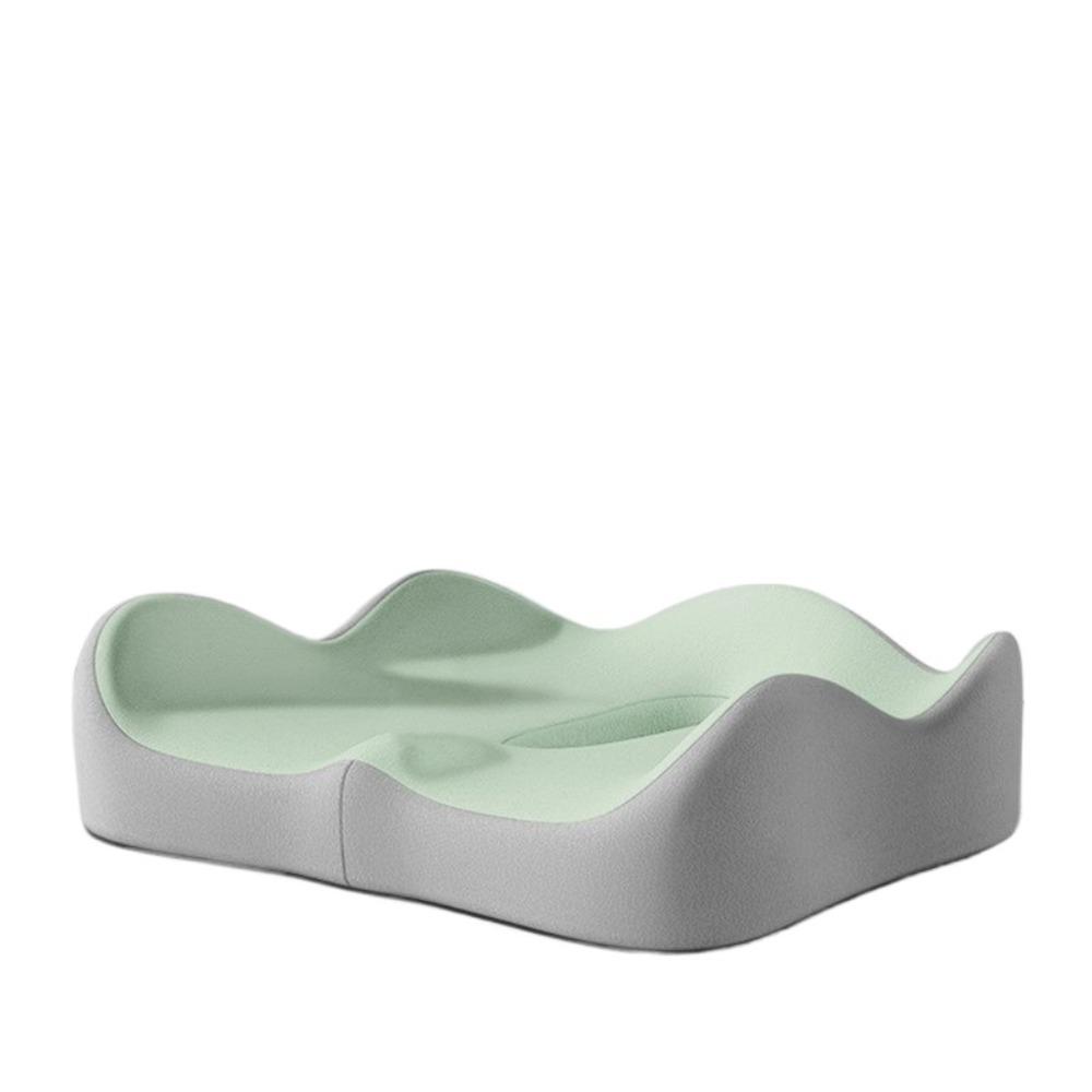 

New Memory Foam Coccyx Cushion Comfort Pain Relief Car Seat Cushion Non-Slip Thicken Chair Cushion Orthopedic зелёный