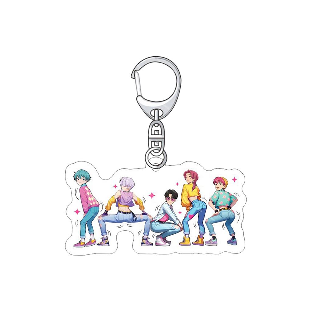 Netflix Korean Anime Peripheral Acrylic Keychain