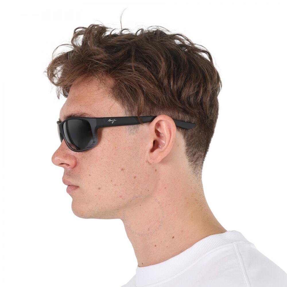 Maui Jim Kaiwi Channel Nuetral Grey Wrap Unisex Sunglasses 840 11d 62