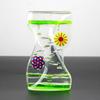 Moving Drip Oil Kids Toy Hourglass Liquid Bubble Timer Home Office Desk Decor