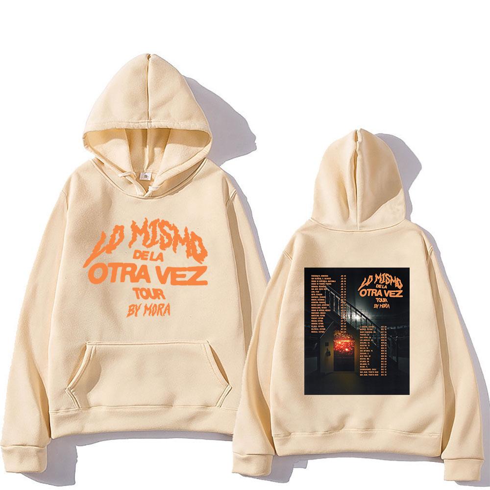 Mora Album Lo Mismo De Siempre  Hoodie2025 Tour Fashion Men/women Hoodies Harajuku Winter Clothes Pullover Sweatshirt Vintage