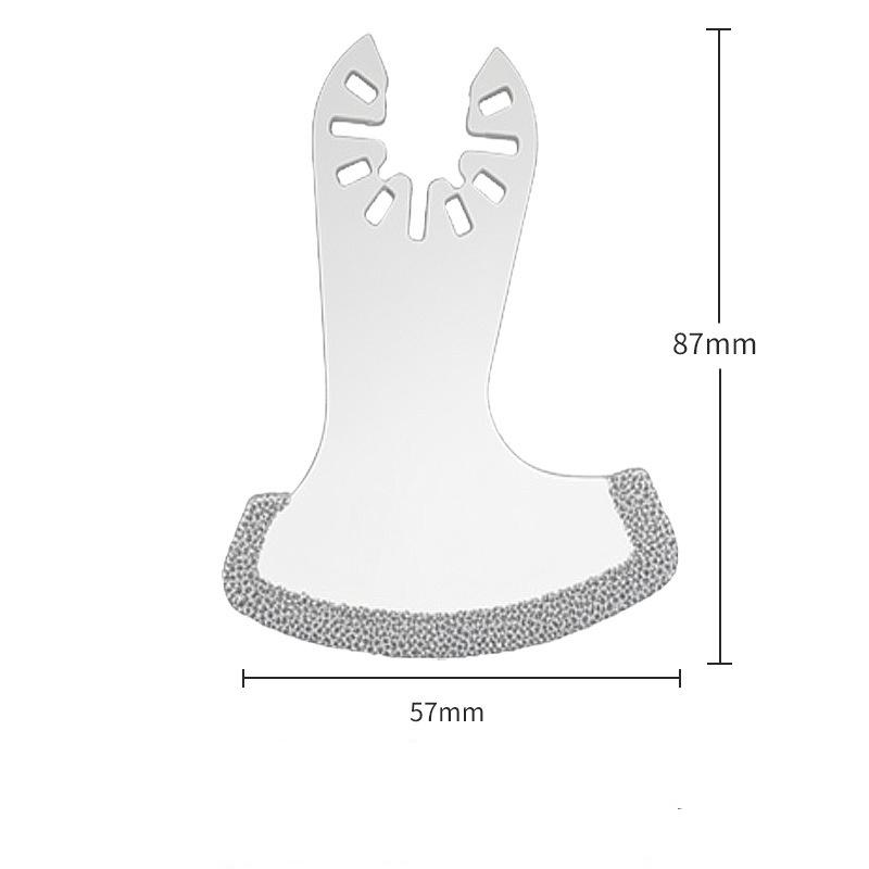 

1 Set Multi-functional Oscillating Saw Blades Ceramic Tile Cement Wall Slotting Polishing Saw Blade Dremel Accessories Multitool