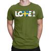 Love Sweden Eurovision Song Contest T-Shirts for Men  Fashion Cotton Tee Shirt O Neck Short Sleeve T Shirts Graphic Printed Tops