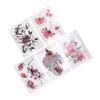 Women Flower Pattern Waterproof Tattoo Sticker Arm Back Exquisite Temporary Tattoo Sticker