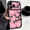 For iPhone 17 Pro Max Case Y2K Retro Gradient Love Hearts Pattern Shockproof Bumper Soft Silicone Cover For iPhone 16 15 14 13 Pro 12 11 16E Air