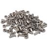 50pcs Greenhouse Bolts Nuts Set Stainless Steel M6X14 Bolts and M6 Hex Nuts for Outdoor Plant Gardening