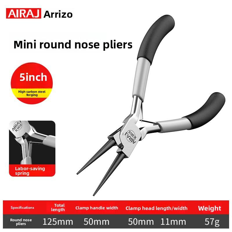 Metallzangenset mit gummierten Griffen für Präzisionsarbeiten