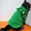 Dog Frog Shape Hoodies Pet Dog Cat Coats Winter Warm Cosplay Costume Pet Clothes Hooded Sweatshirt Suitable for S/M/L Dogs
