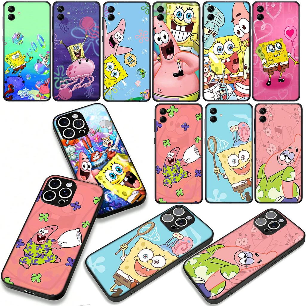 Sponges Anime Bobs Squares Cute P-Pants Cover Phone Case for Apple iPhone 17 16 15 11 Pro XS Max XR 6 7 8 Plus + SE 2020 5 16E