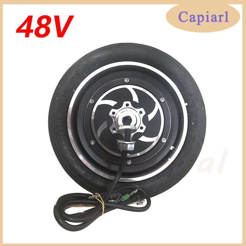 10 Inch Electric Scooter Motor 10x2.70-6.5 Vacuum Tire 48V 500W for Dualtron 3 Speedway 5 Front And Rear Wheel