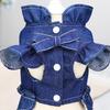 Denim Harness Vest for Small Dogs and Cats - Spring & Autumn Style