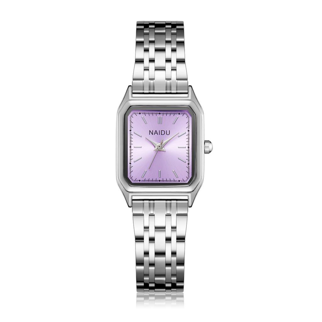 Small Square Steel Belt Quartz Watch Stainless Steel Belt Fashion Girl Watch Mori Square Watch
