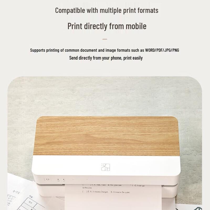 Hanyin FT880 A4 Thermal Homework Printer with Tmall Genie