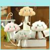 Adorable Colorful Mini Cloud Plush Toy Cute Cloud Bag Charm Keychain Fashion Accessory
