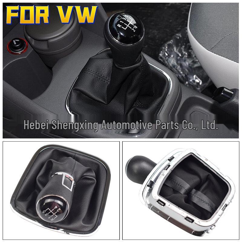 Volkswagen New Polo 6C (2015-2018) 5-Speed Gear Shift Knob with Leather Boot