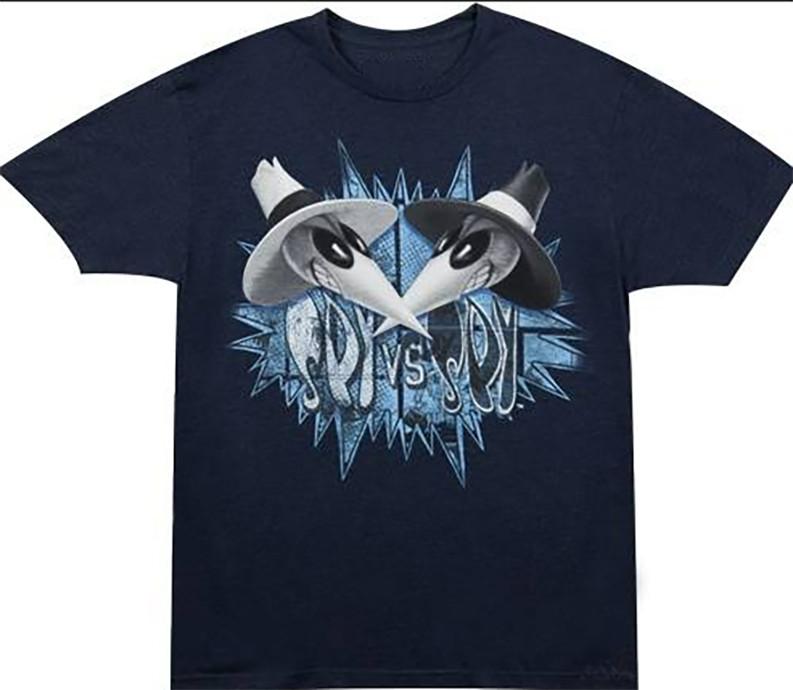 Темно-синяя унисекс футболка Spy Vs Spy для взрослых от S до 5XL AN074 Унисекс футболка S