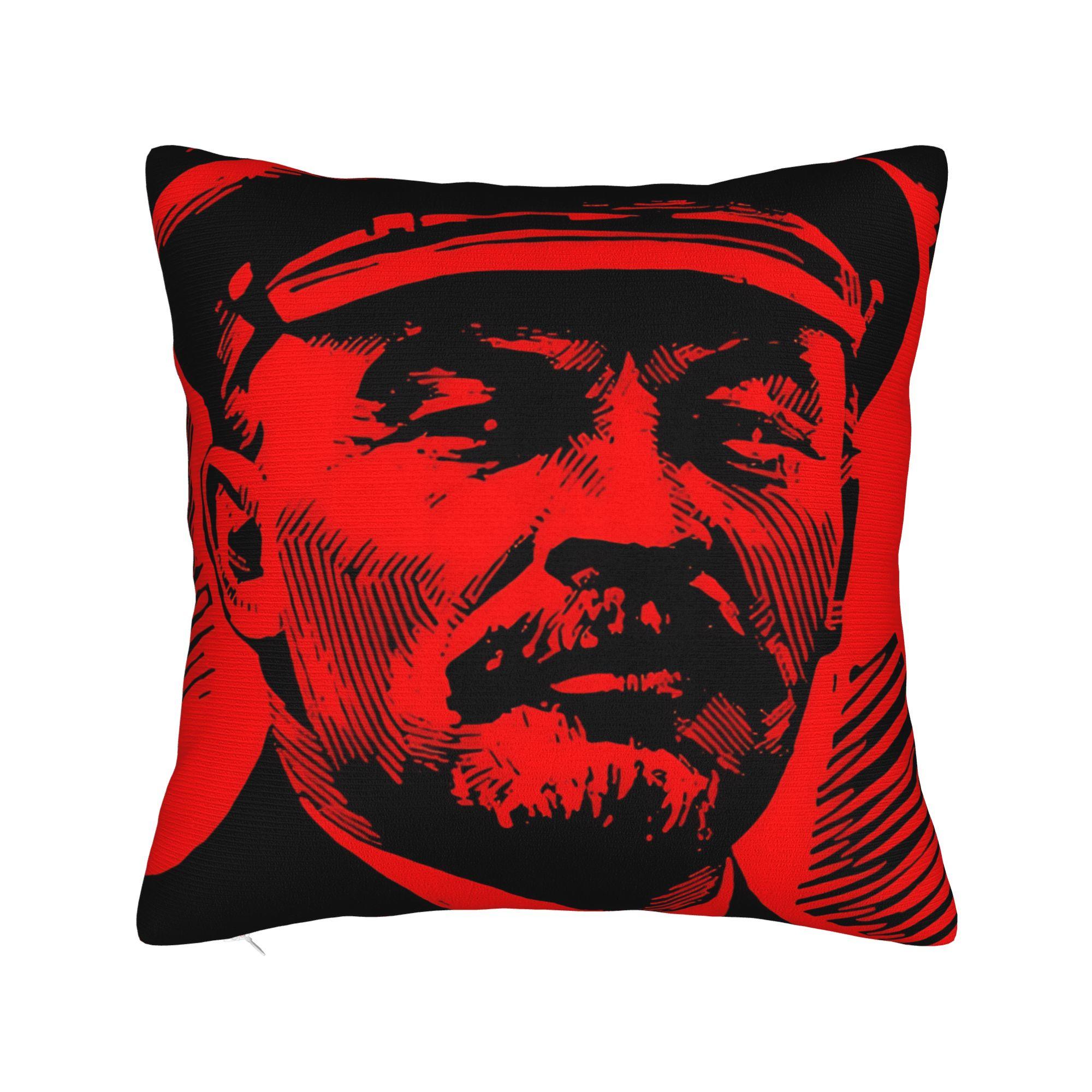 Наволочка Ленин Иосиф Сталин Квадратная Наволочка Новинка Чехол для Подушки Для Офиса Машины Домашний Декор 12x12Inch